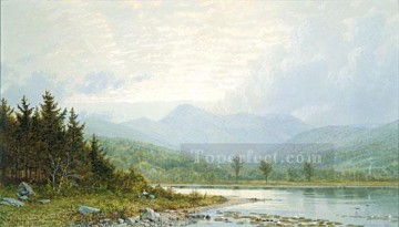 ウィリアム・トロスト・リチャーズ Painting - チョコヌア山の夕日 ニューハンプシャー州の風景 ウィリアム・トロスト・リチャーズ